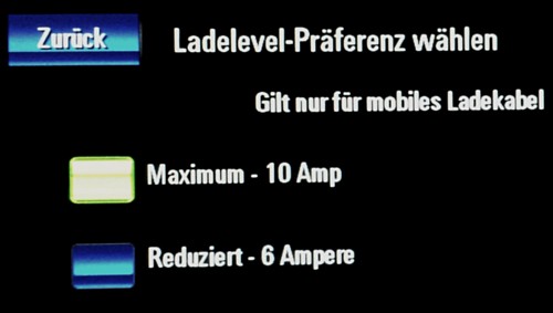 Lade-Einstellung